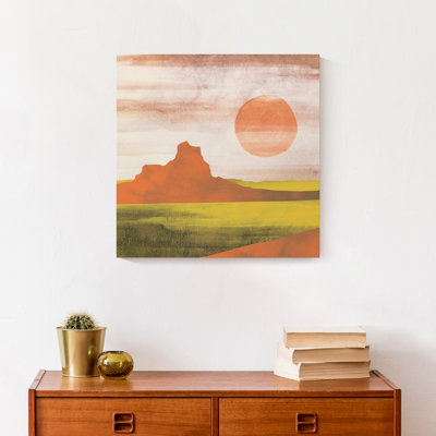 Paysage bohème sur toile