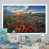 Toile blanche avec cadre photo