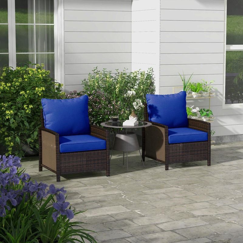 4-Piece Patio Chair Cushion and Cushion Set (Cushion Only)