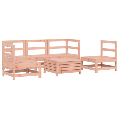 6 Piece Garden Sofa Set Impregnated Wood Pine