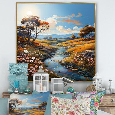«River Meadow Charm», art liquide I