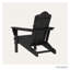 Chaise Adirondack pliante en noir-296894731