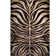 Poway Animal Print Dark Brown/Beige Area Rug