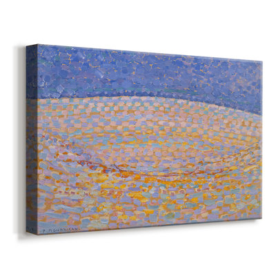 Pointillist Dune Study (Dune II)-Piet Mondrian-Gallery Wrapped Canvas-1909