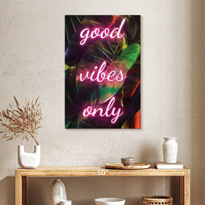 Tergel Good Vibes Only Neon