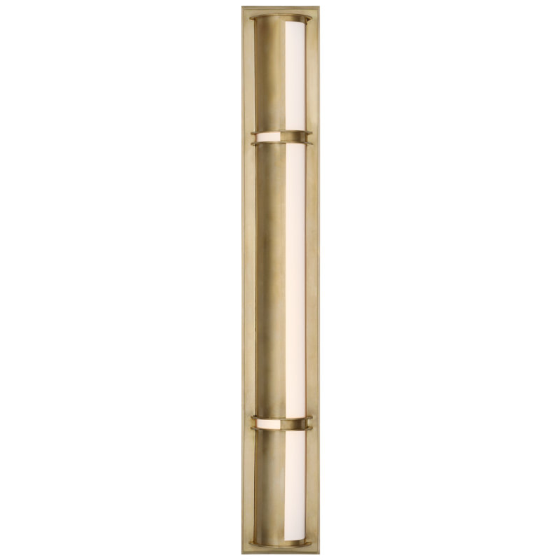 Strever 1 - Light LED Bath Bar, Natural Brass
