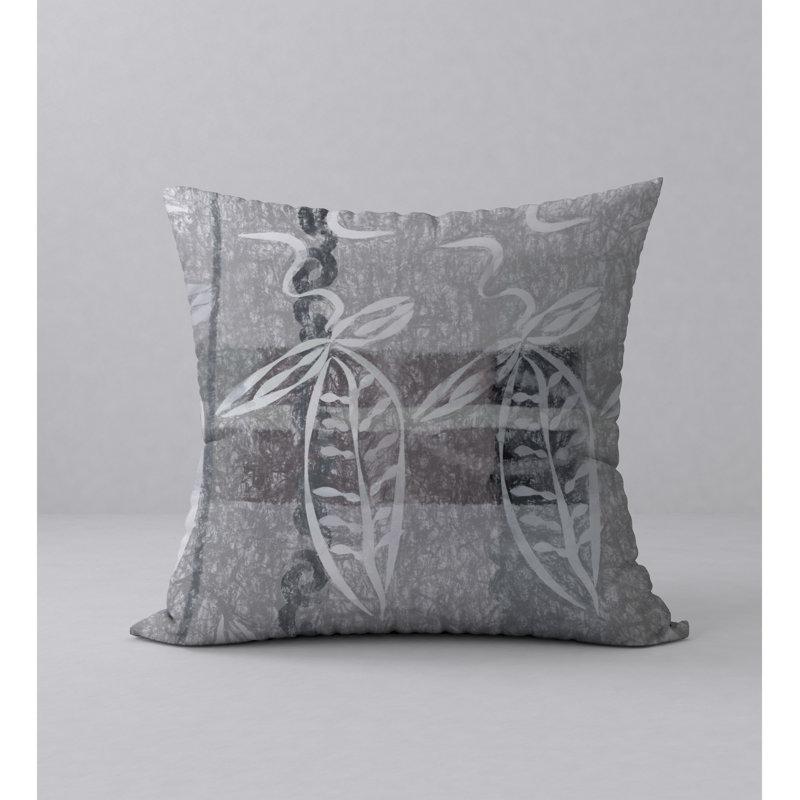 Abstract Reversible Throw Pillow, 20" x 20"