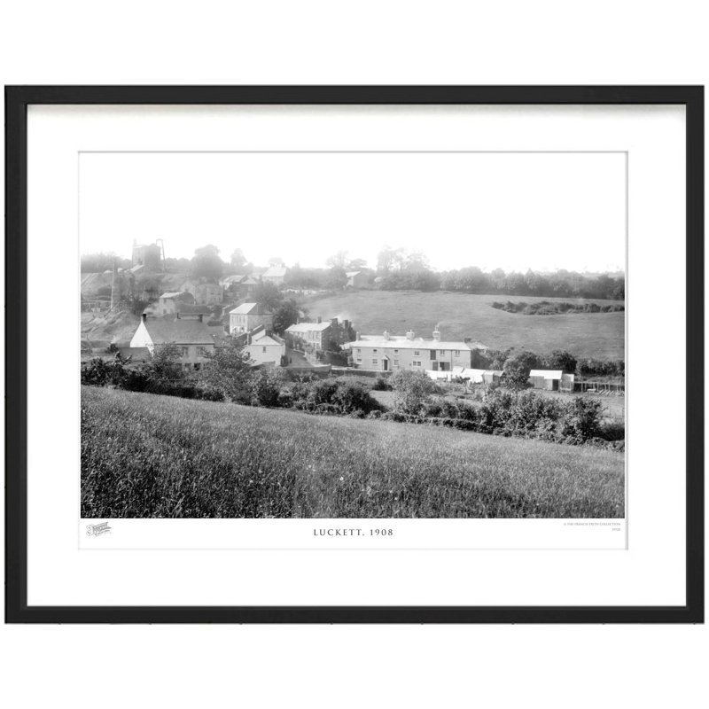 Luckett, 1908 - Single Picture Frame Print, 40cm H x 50cm W x 2.3cm D