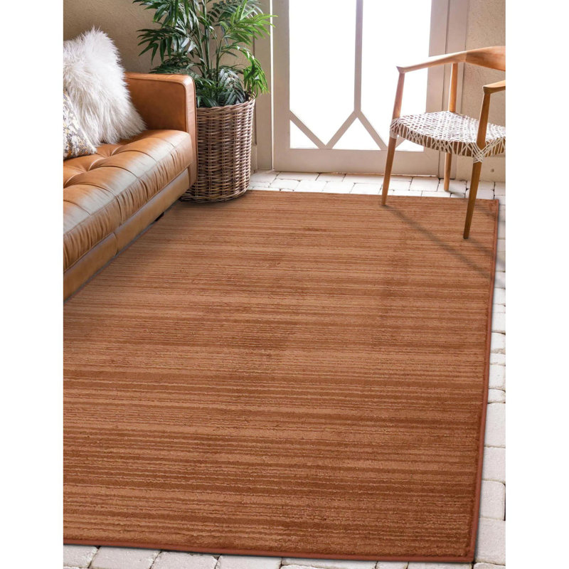 Striped Area Rug, Rectangle 100 x 160 cm