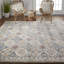 Tapis gris / bleu / rouge en coton touffeté à la main Atlandida-927082236