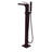 39" Floor Mount Freestanding Ultra High Flow Tub Filler with Sleek Handheld Shower-72933018