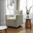 Kenya Upholstered Swivel Club Chair-1076201771