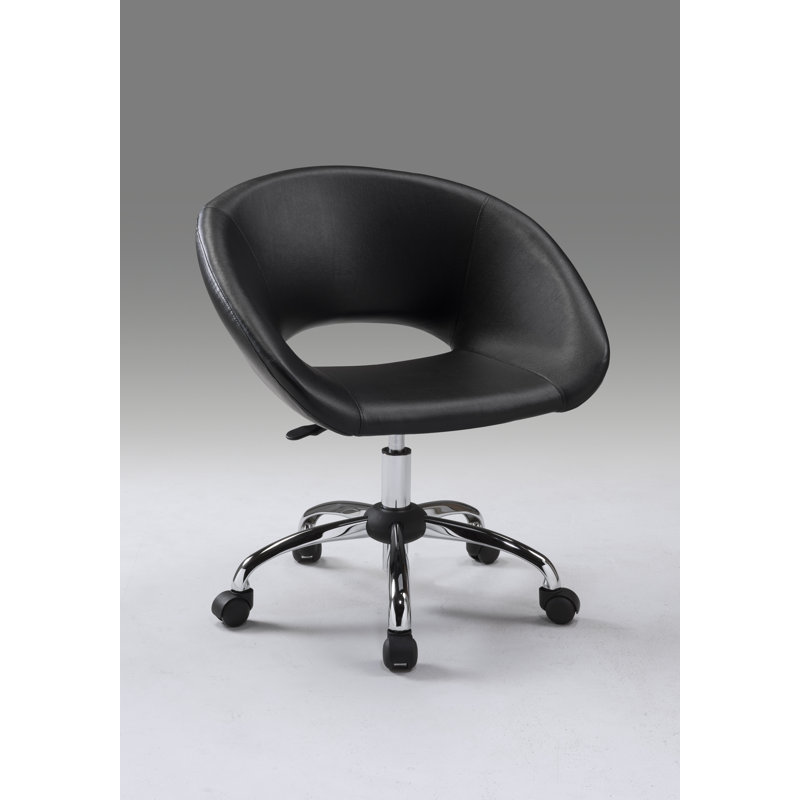 Clarita Polyester Blend Task Chair, Black