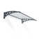 Palram - Canopia Neo Polycarbonate Clear Stationary Slope Door and Window Awning