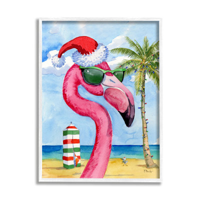 Flamant de Noël tropical par Paul Brent