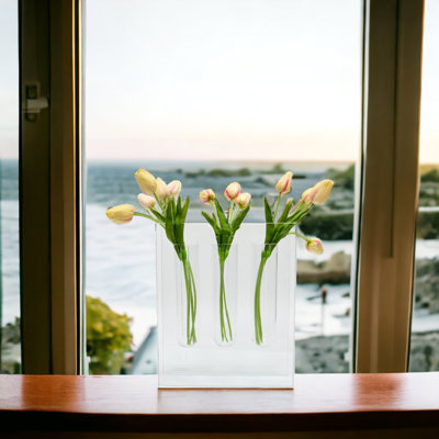 Vase de table en verre