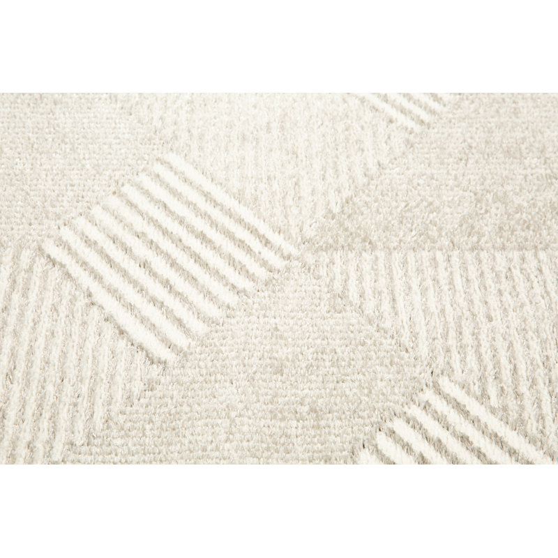 Tanja Collection Modern Geometric Area Rug, Rectangle 1'9" x 3'2"