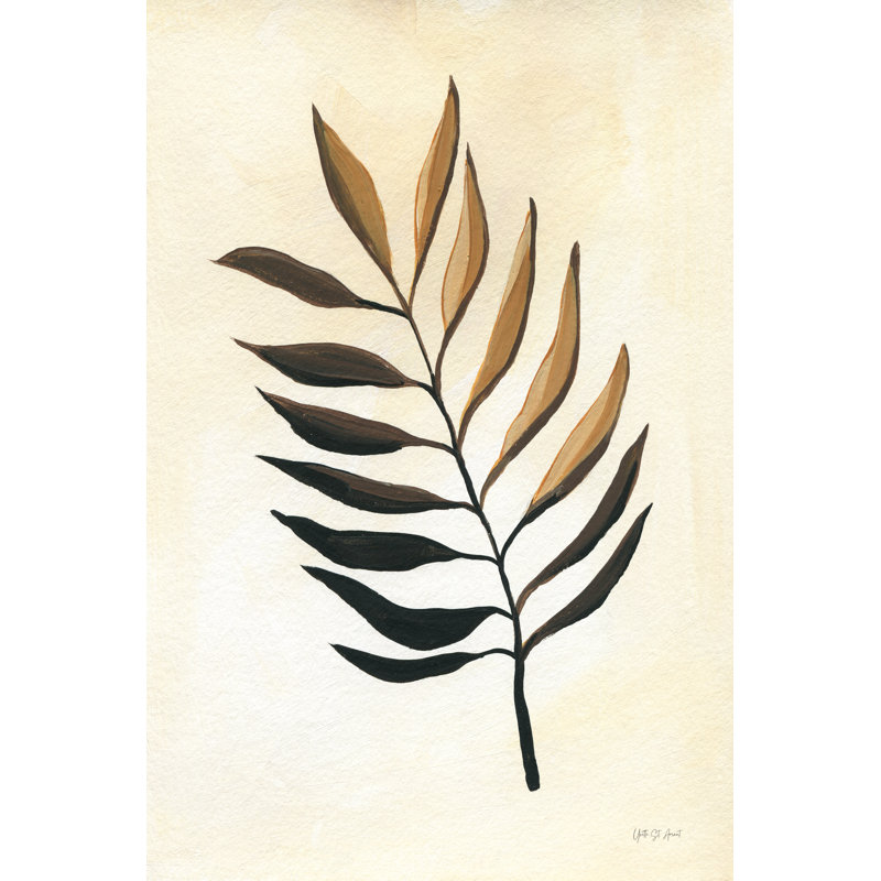 «Tropical Leaf I» par Yvette St. Amant, Non, Toile tendue, H 18 po x l 12 po