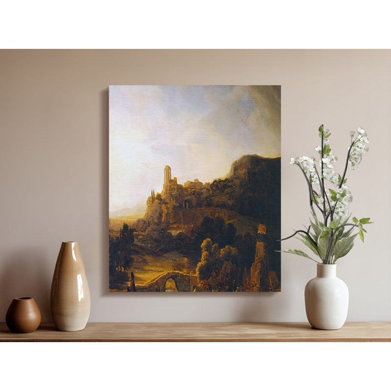 1 Piece Wrapped Canvas Wall Art Set, 16x24