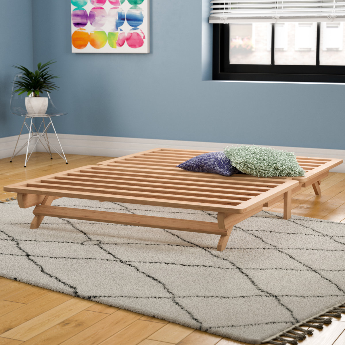 Union Rustic Aideliz Solid Wood Platform Bed & Reviews | Wayfair