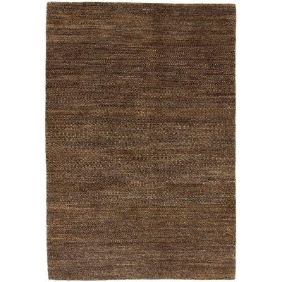 Rectangle 127 cm x 185 cm Wool Hand Woven Area Rug