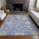 Machine Washable Indoor/Outdoor Cicel ACN1154 Blue Rug