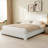 Cordoba Upholstered Platform Bed with Adjustable Headboard-2083019661-2083019663