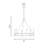6-Light Chandelier in Spun Gold-101255928
