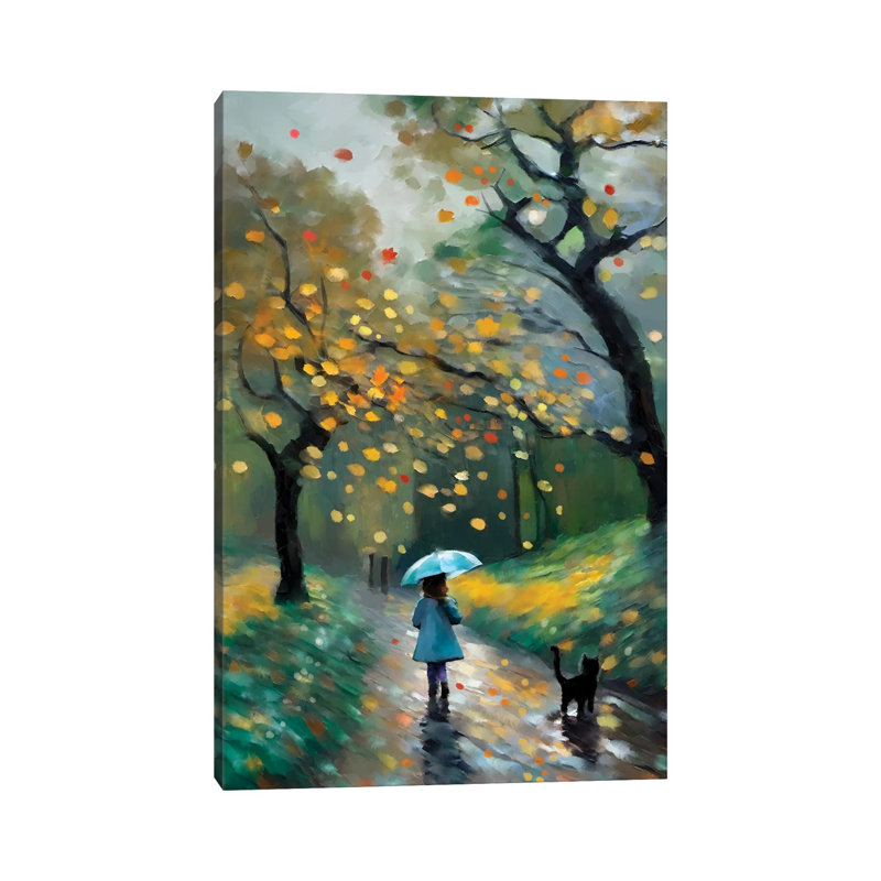 Pluies d'automne - impression d'art mural