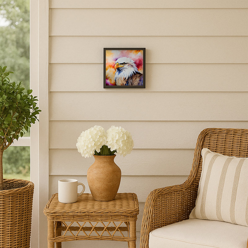 Eagle Framed Metal Print