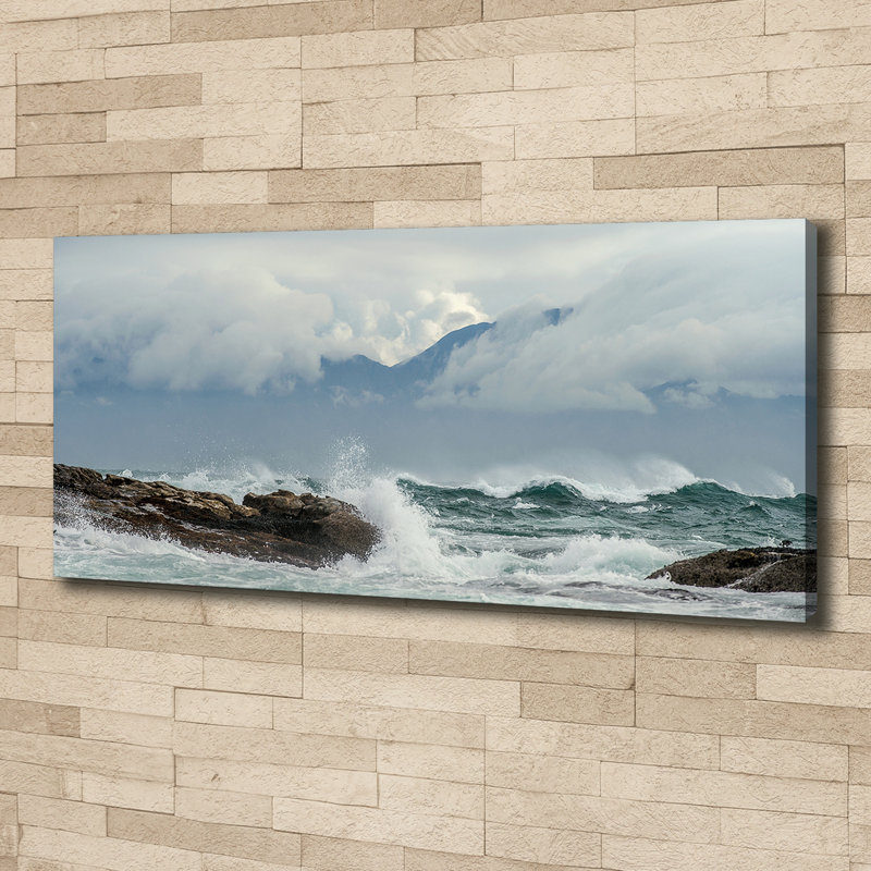 Rough Sea - No Frame Print on Canvas