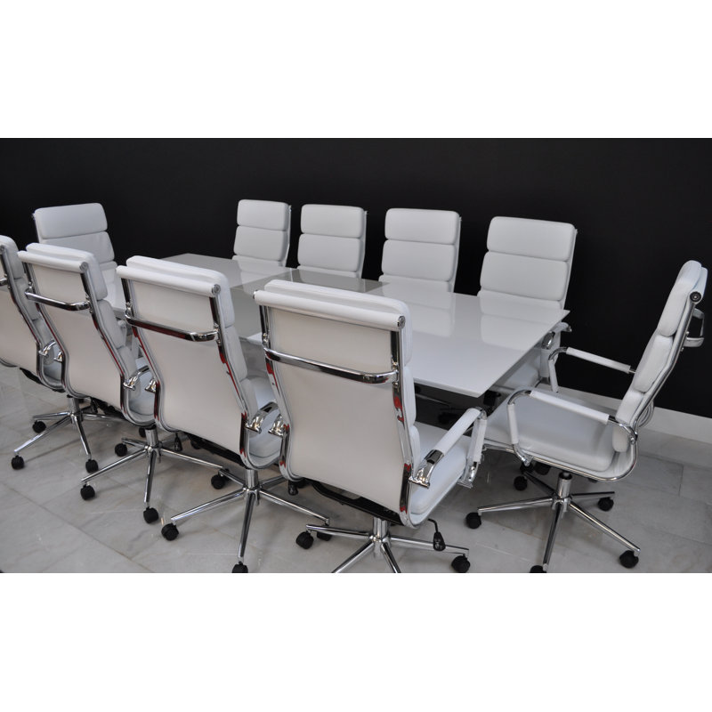 Moda 96'' Solid Wood Rectangle Conference Table