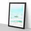 Starfish on the Seabed in Abstract - Framed Print-55729942-55729943