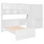 Lit plateforme simple en bois avec bureau intégré, garde-robe et solutions de rangement, parfait pour les espaces de vie modernes et efficaces-1105985612