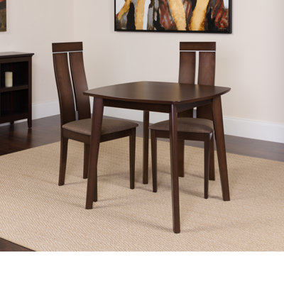 Solid Wood Top Four Leg Dining Set