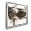 Longhorn Study II - Reproduction d'art sur toile encadrée-1649286599-1649286598