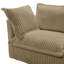 Canapé moderne 3 places avec assise profonde - Velours côtelé chameau pour une décoration intérieure élégante-1766327817