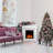 Tarijah 43" 1500W Electric Fireplace Mantel W/ Realistic LED Log Heater,Remote Control-1534738489