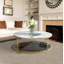Table basse ronde avec rangement Styer