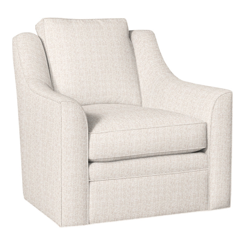 American Bungalow Nicholas Barrel Back Swivel Chair, Perigold Soft Touch Chalk