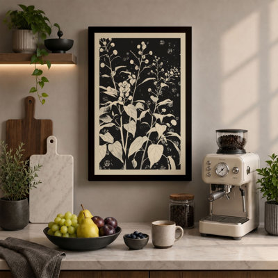 Flowering Garden Botanical - Wrapped Canvas