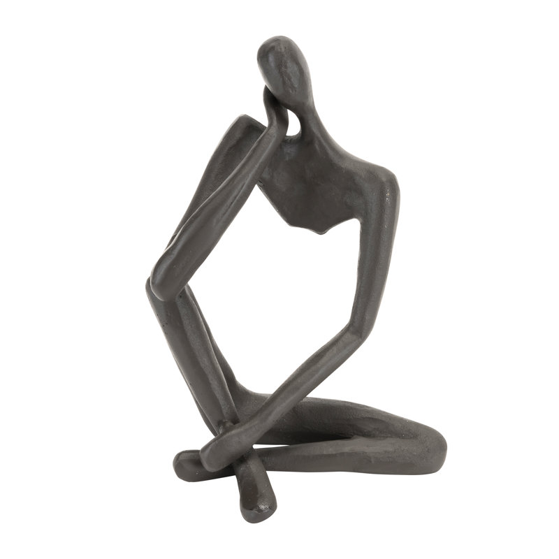 Modern Thinking Man Sculpture