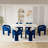 Modern Double Pedestal Dining Table Set-1152437817-1152437828