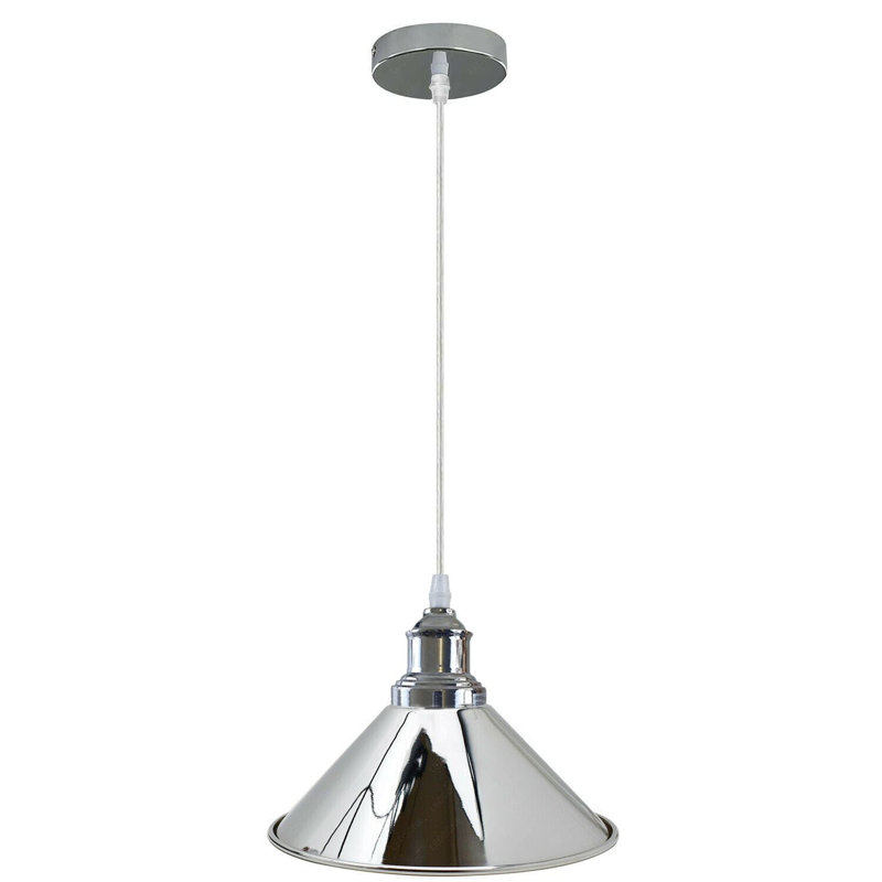 Shiverick 1 - Light Chrome Cone Pendant