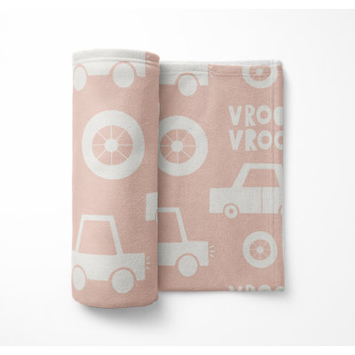 Vroom vroom Velveteen Fleece Blanket