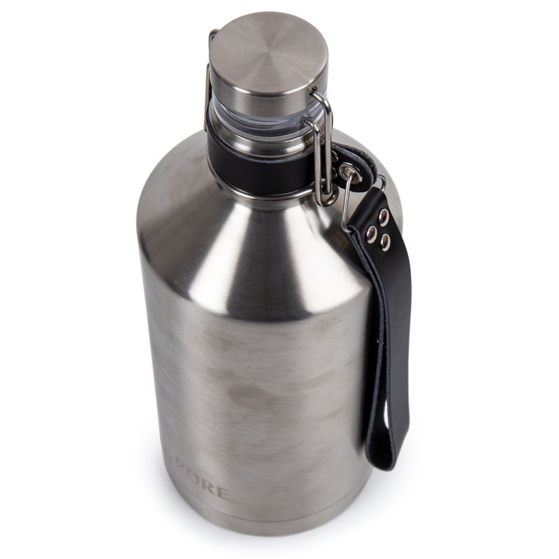 64oz. Stainless Steel Beverage Dispenser, Silver