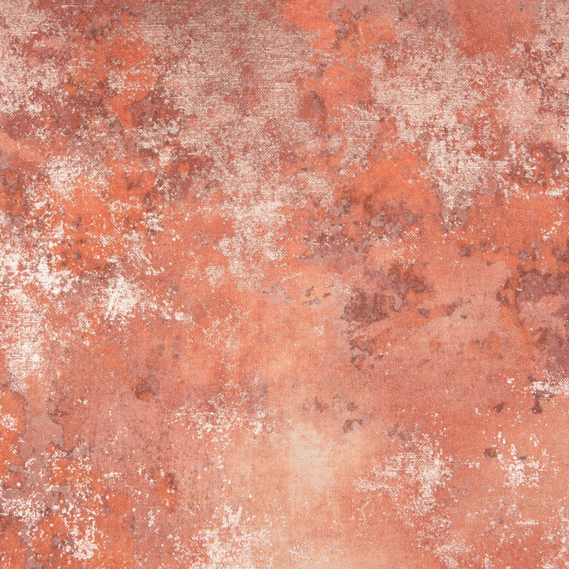 Equilibrium Abstract Linen Blend Throw Pillow, Rose Gold Abstract