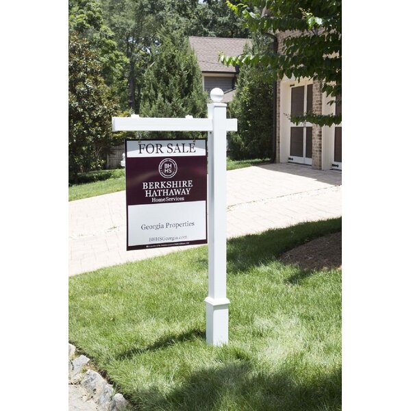 4EverProducts Hampton Real Estate Sign Holder Post | Wayfair