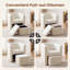 Fauteuil d'appoint rembourré avec repose-pieds Kyah-95165974