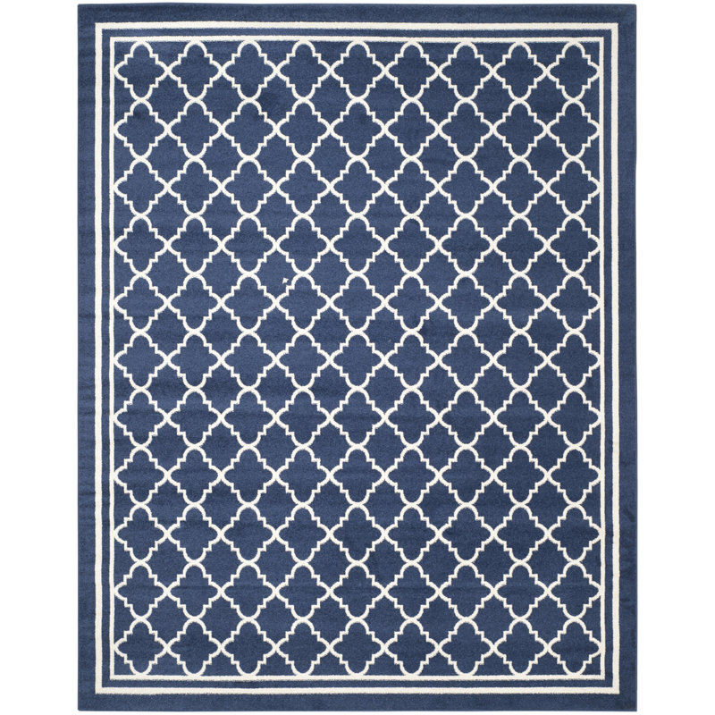 Tapis géométrique Daneya Performance, Rectangle 8 pi x 10 pi